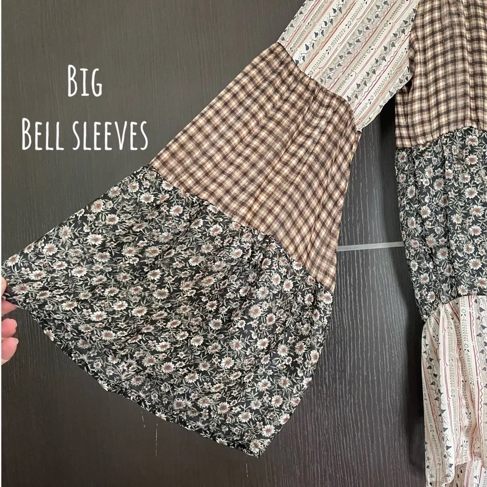 Sheer Woven Fabric Mix & Match Tunic - Picture 8 of 12